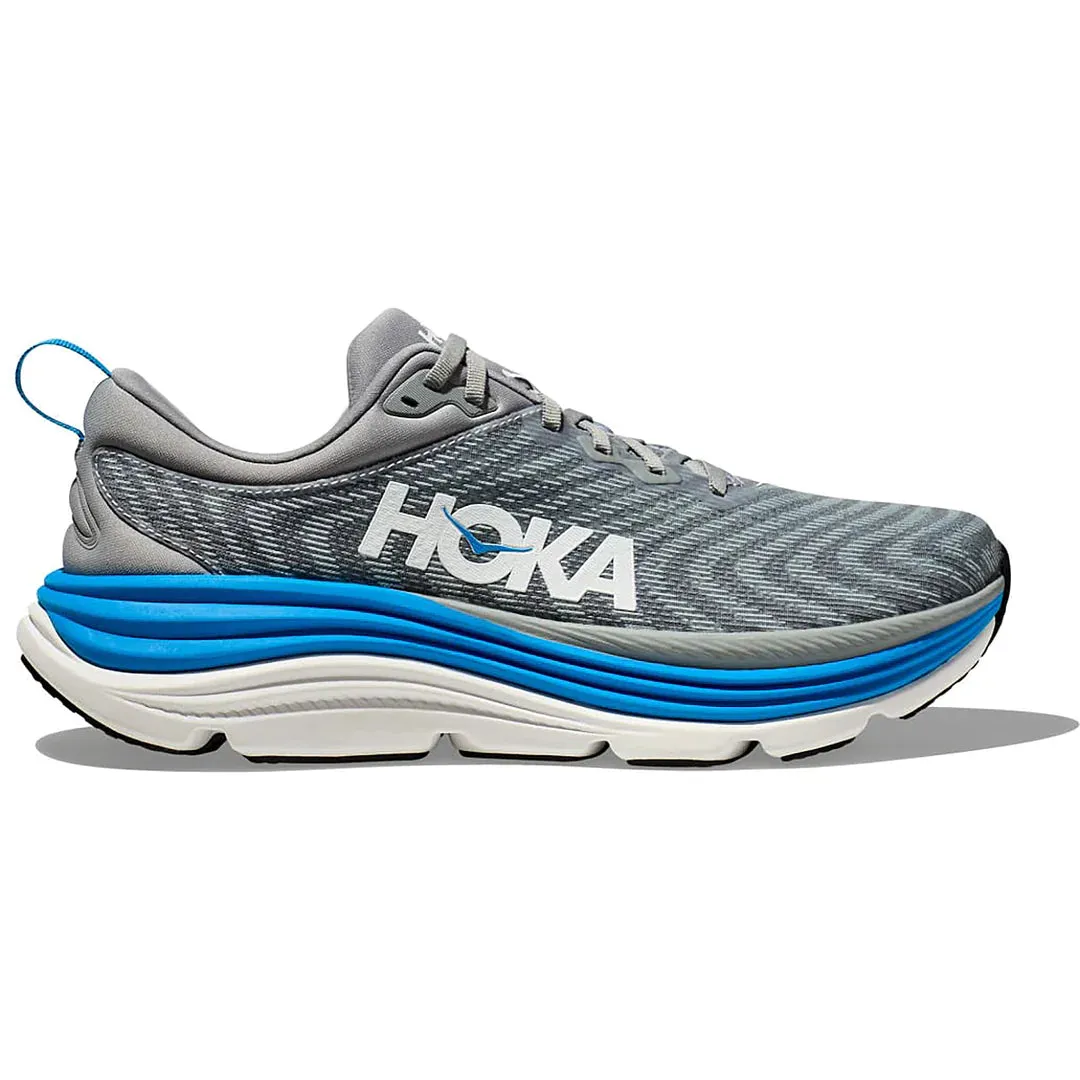 Men's Hoka Gaviota 5 (Limestone/Diva Blue)