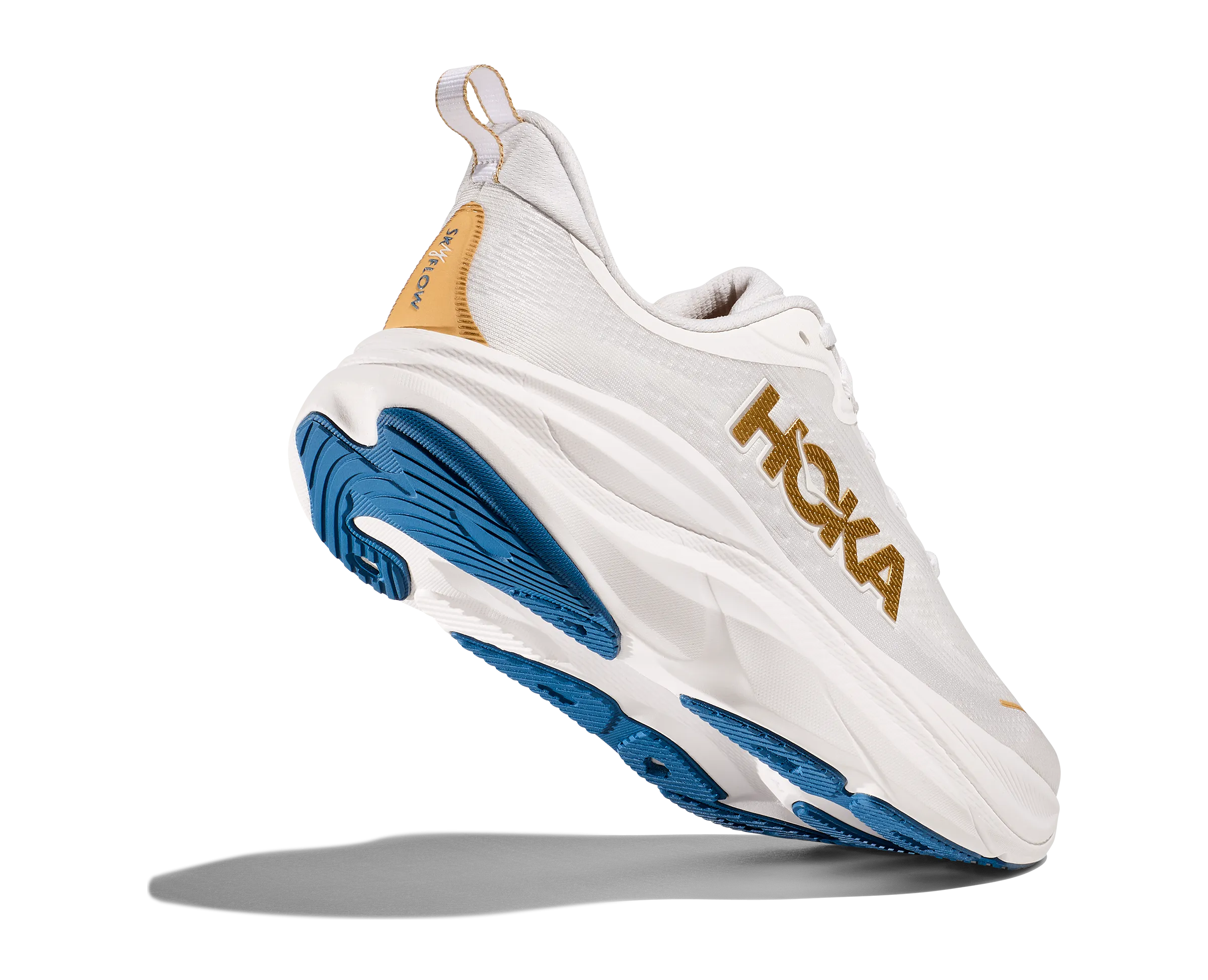 Men's HOKA Skyflow Running Shoe in Frost / Gold