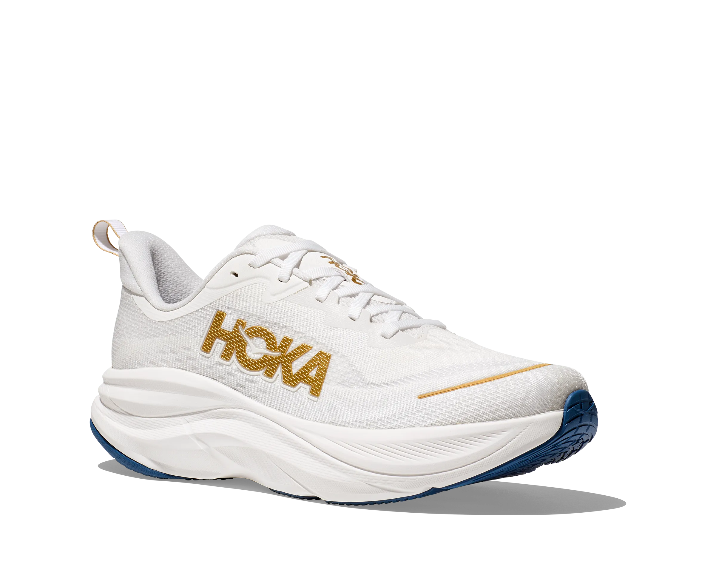 Men's HOKA Skyflow Running Shoe in Frost / Gold