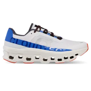 Men's On Cloudmonster Running Shoe in Frost | Cobalt