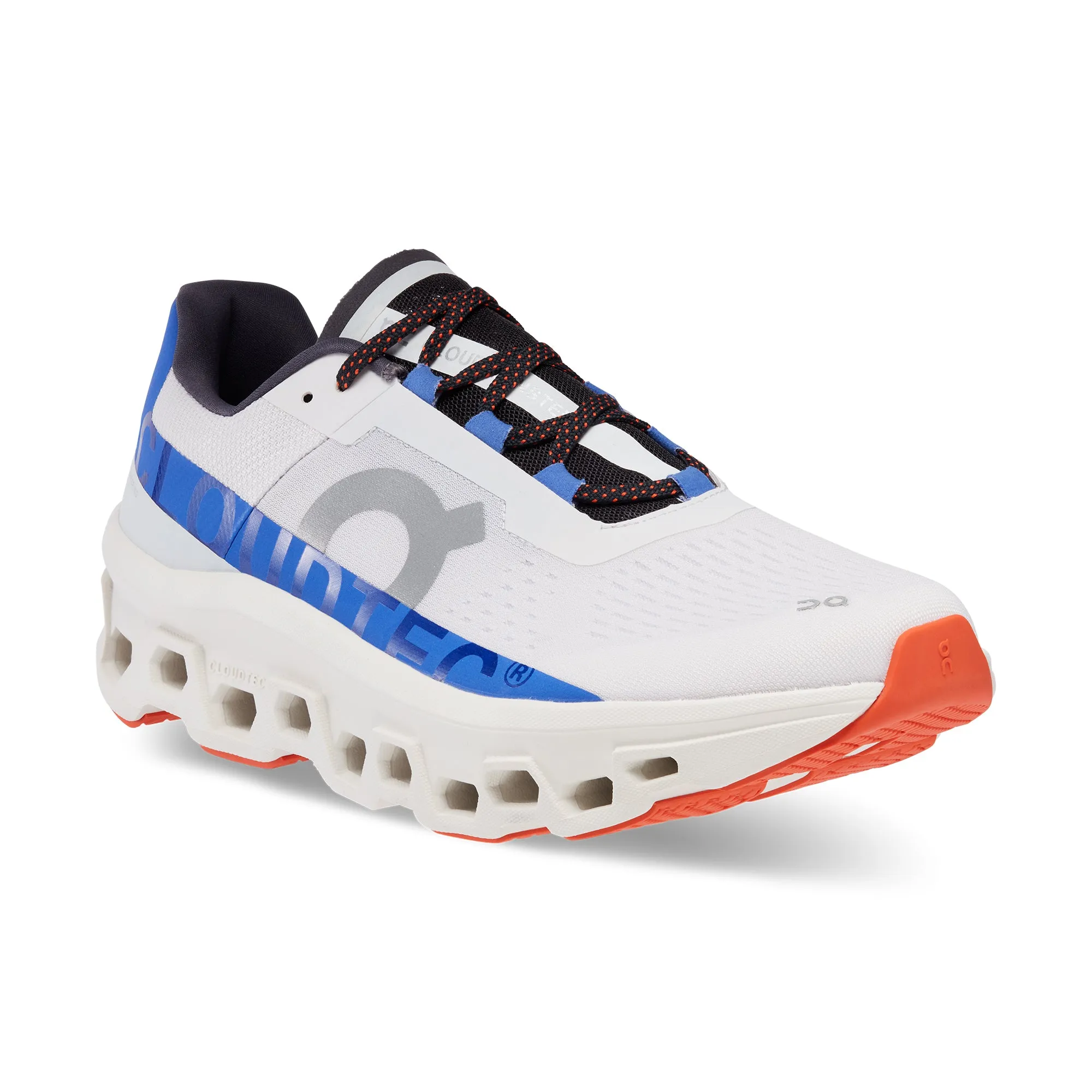 Men's On Cloudmonster Running Shoe in Frost | Cobalt