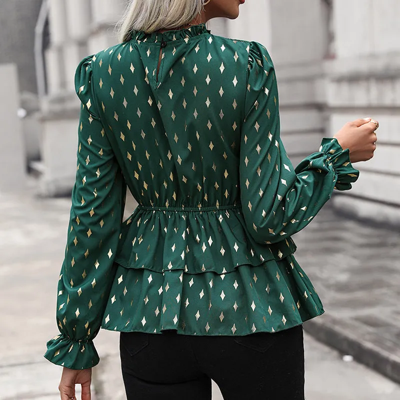 METAVERSMALL New Hot Trade 2023 Autumn New Fashion  Women's Clothing 2025 Slim Shirt Long Sleeve Women