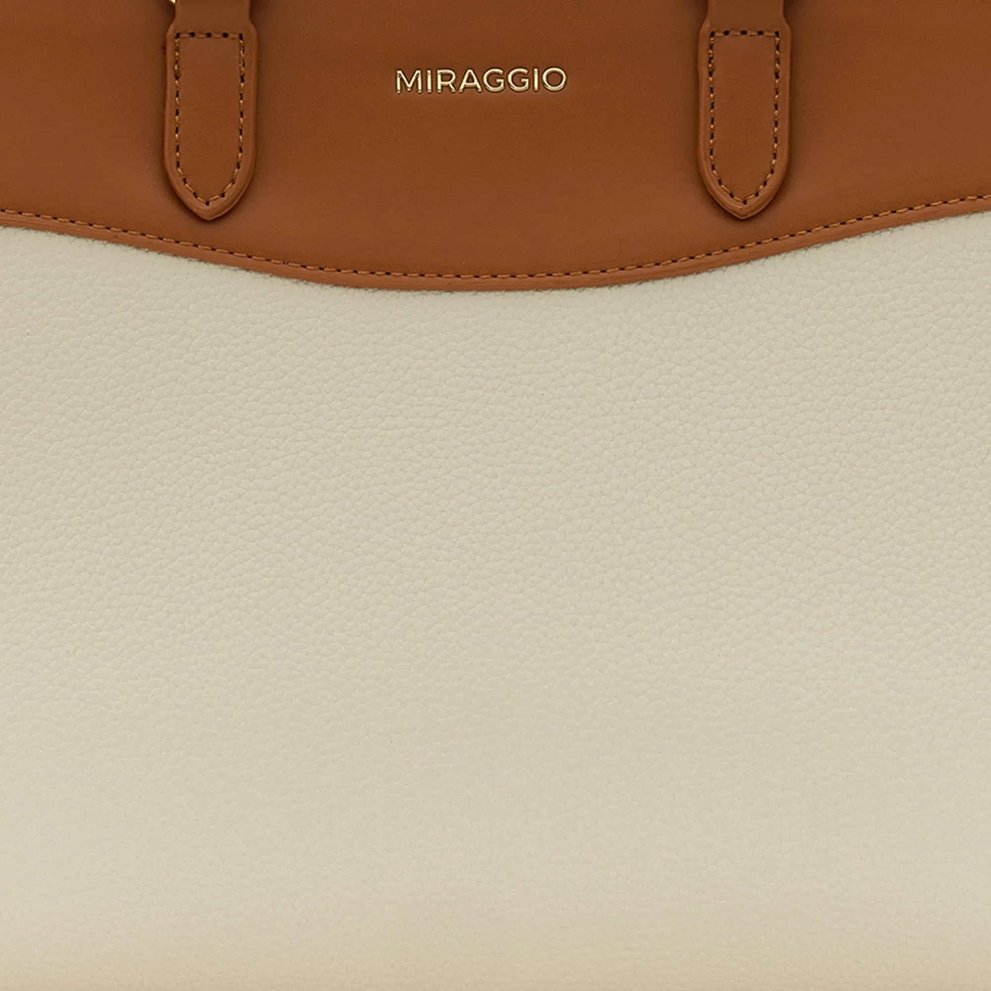 Miraggio Alana Handbag For Women With Detachable & Adjustable Sling/Crossbody Bag, Ivory