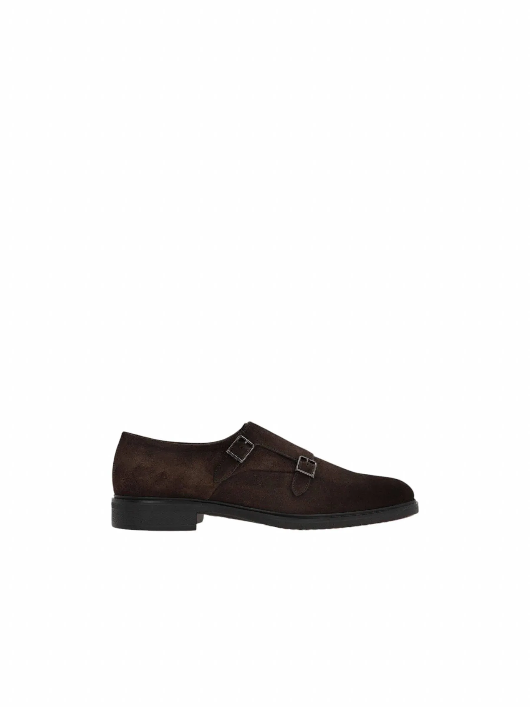 Monk-Strap Suede Shoes