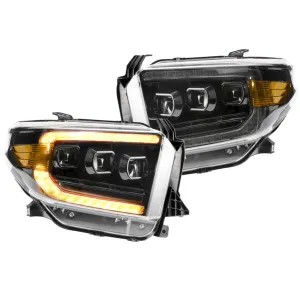 Morimoto XB LED Headlights-Amber DRL | 2014-2020 Toyota Tundra (LF532.2-A-ASM)