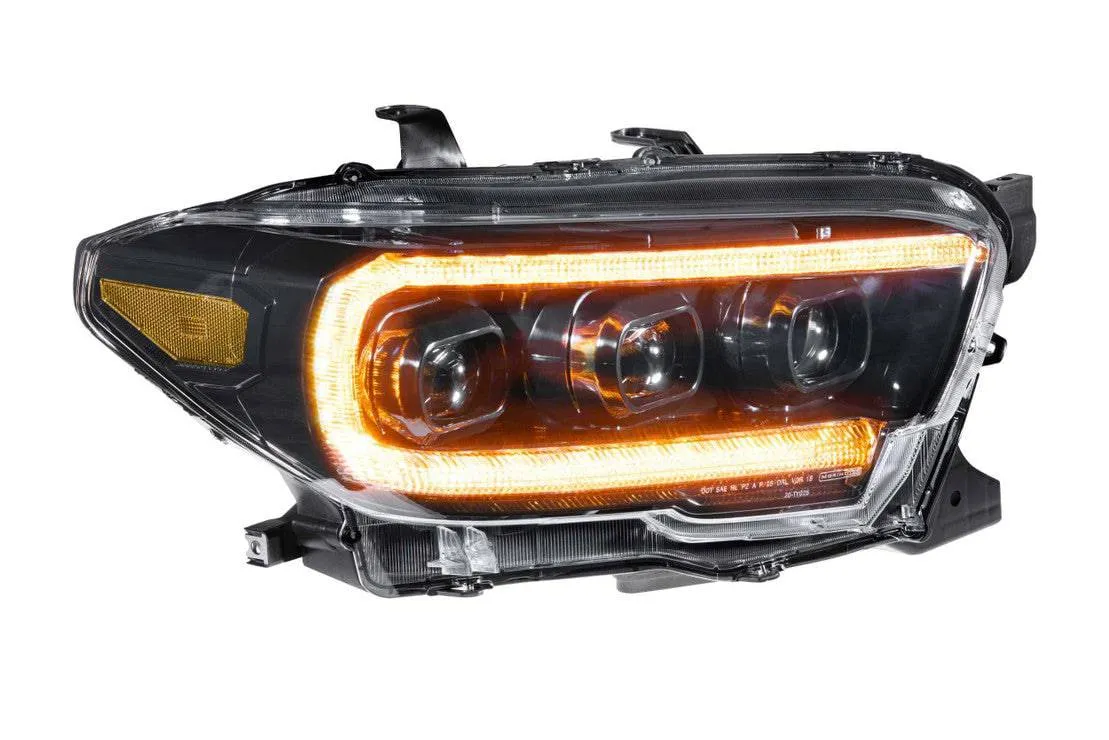 Morimoto XB LED Headlights - Amber DRL | 2016-2022 Toyota Tacoma (LF530.2-A-ASM)