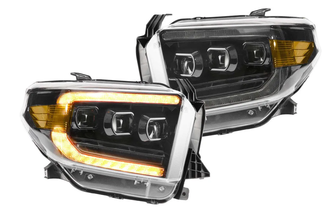 Morimoto - XB LED Headlights - Gen 2 (Pair/ASM/Amber DRL) - 2014-2020 Tundra