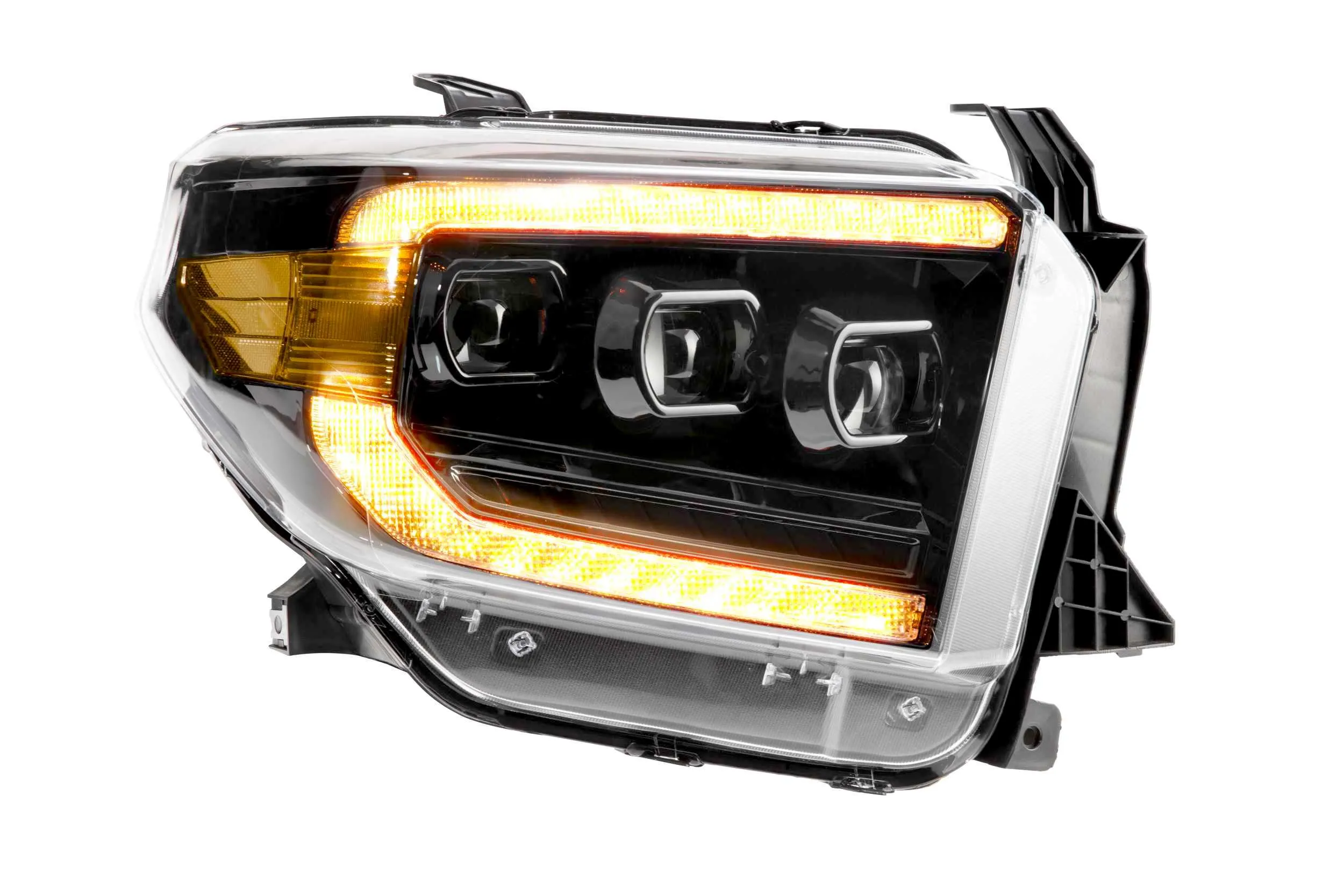 Morimoto - XB LED Headlights - Gen 2 (Pair/ASM/Amber DRL) - 2014-2020 Tundra