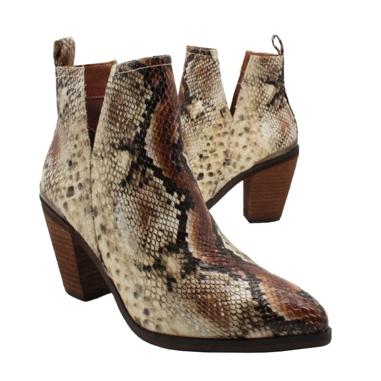 Mumba Faux Exotic Upper Bootie