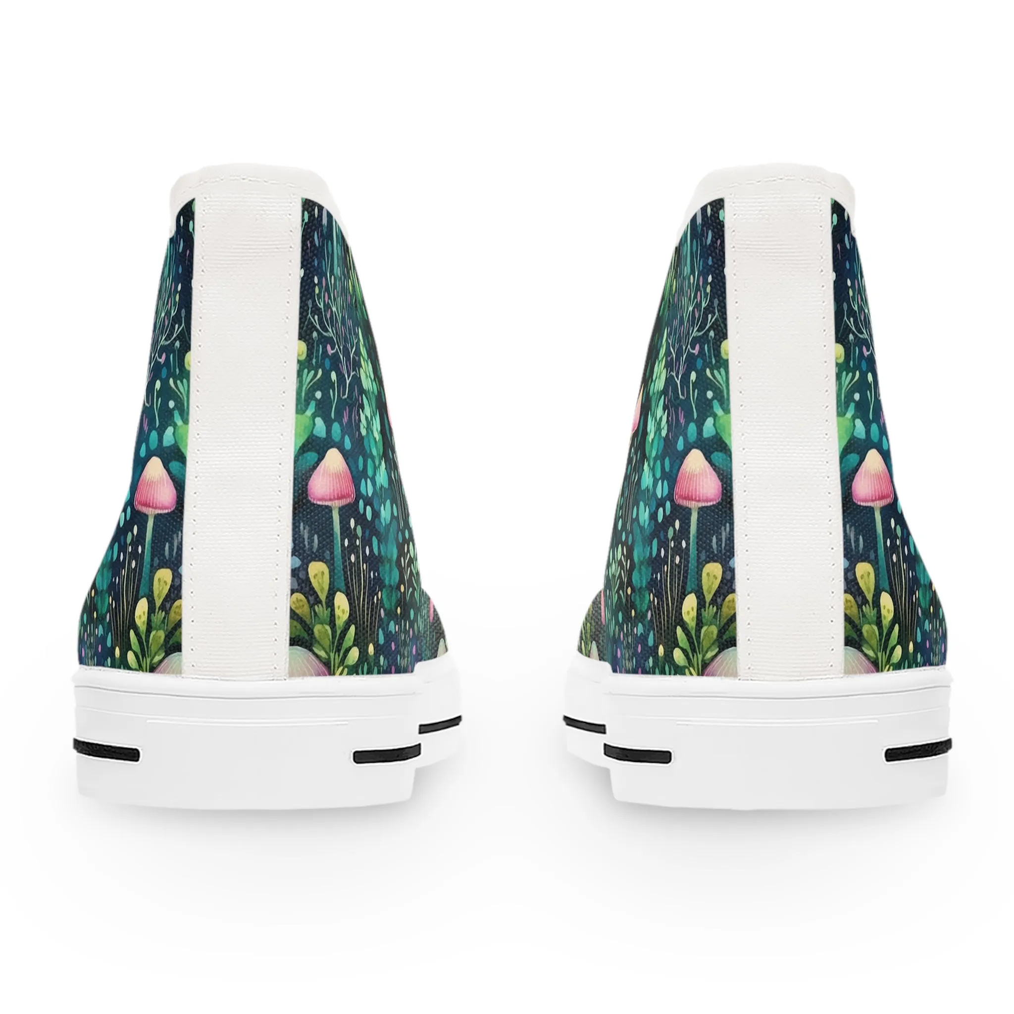 Mystic Moss Mushroom Women's High Top Sneakers