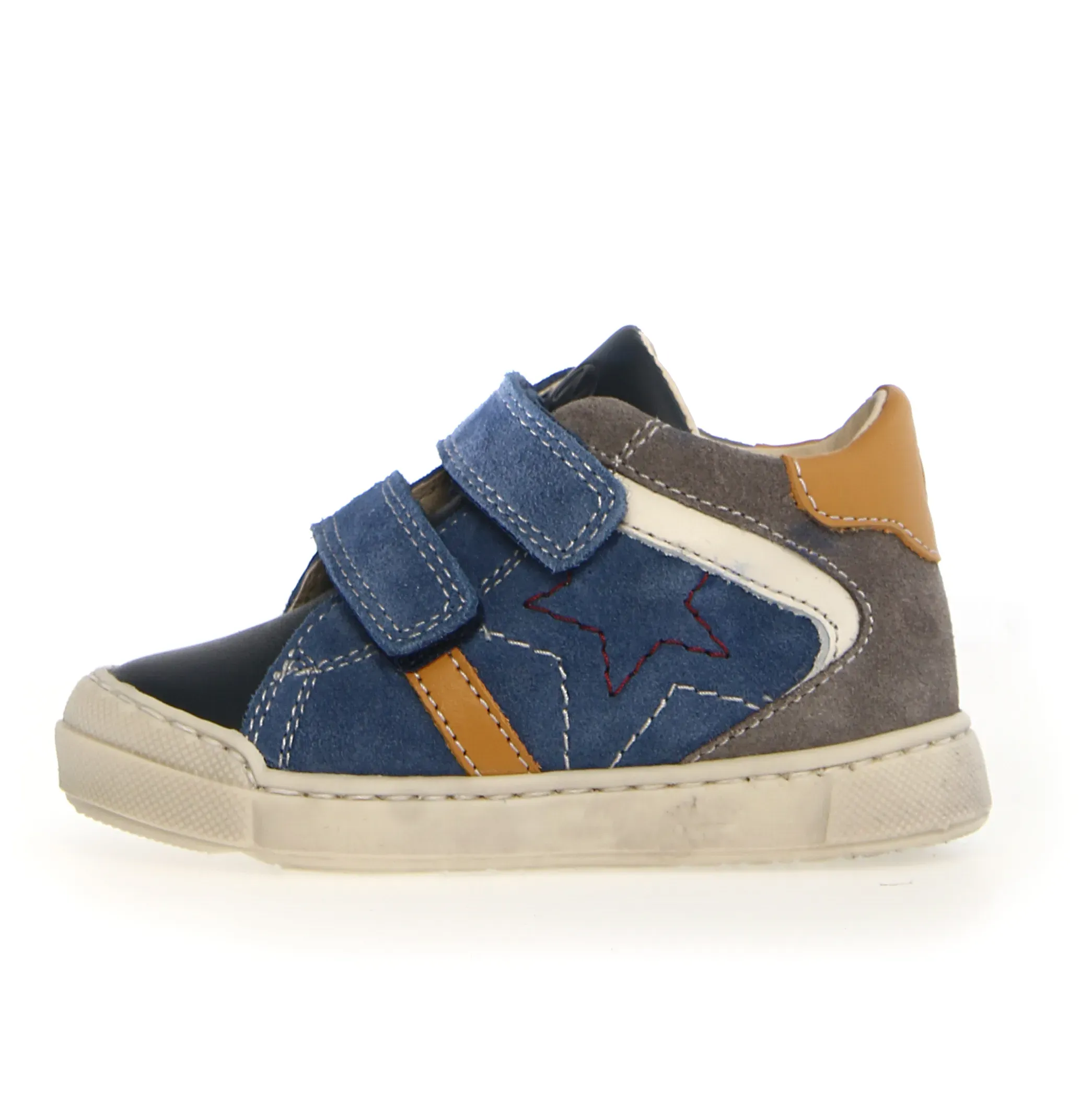 Naturino Nerys Vl Boy's Casual Shoes - Navy/Azure/Dark Grey