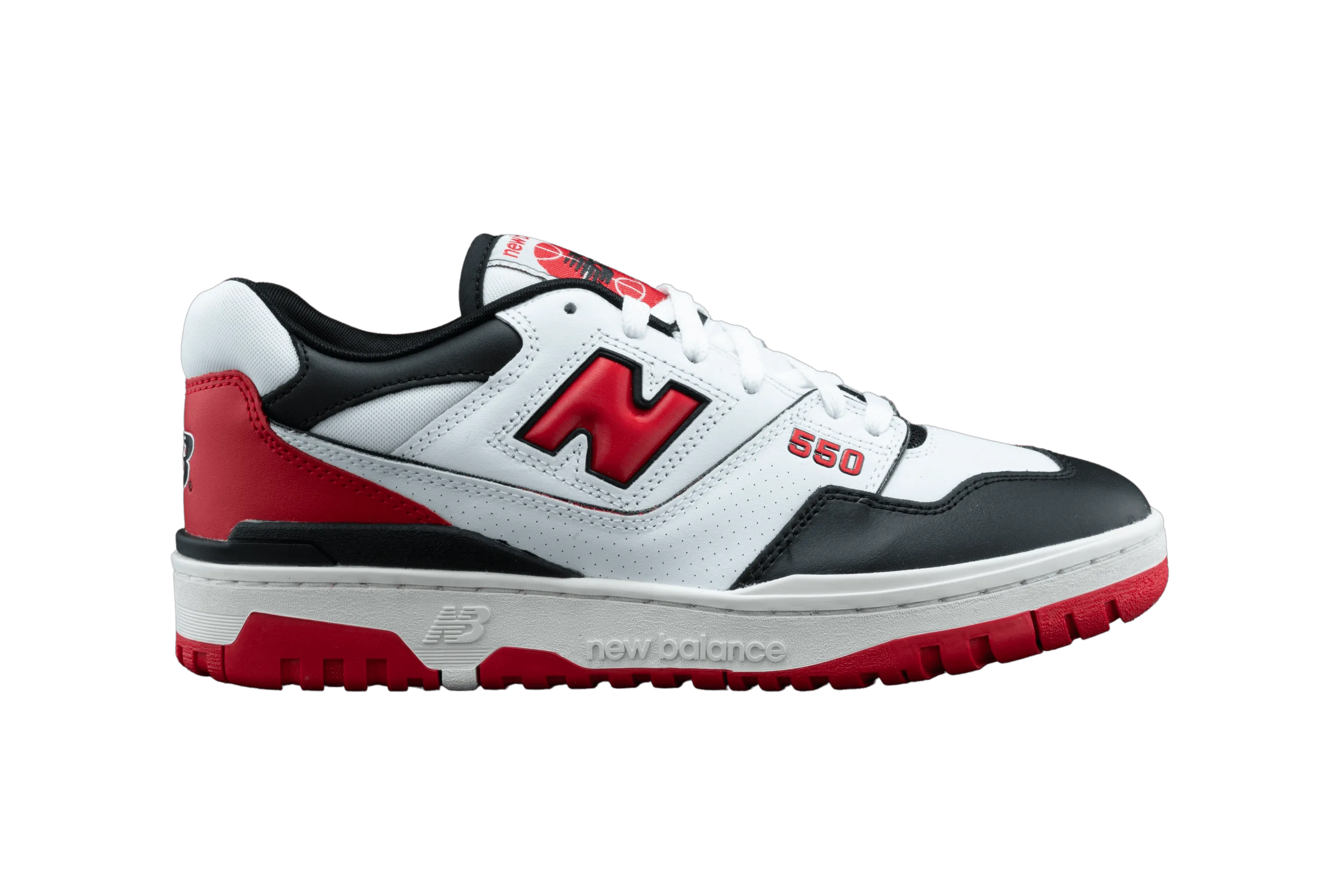 New Balance 550 White Red Black