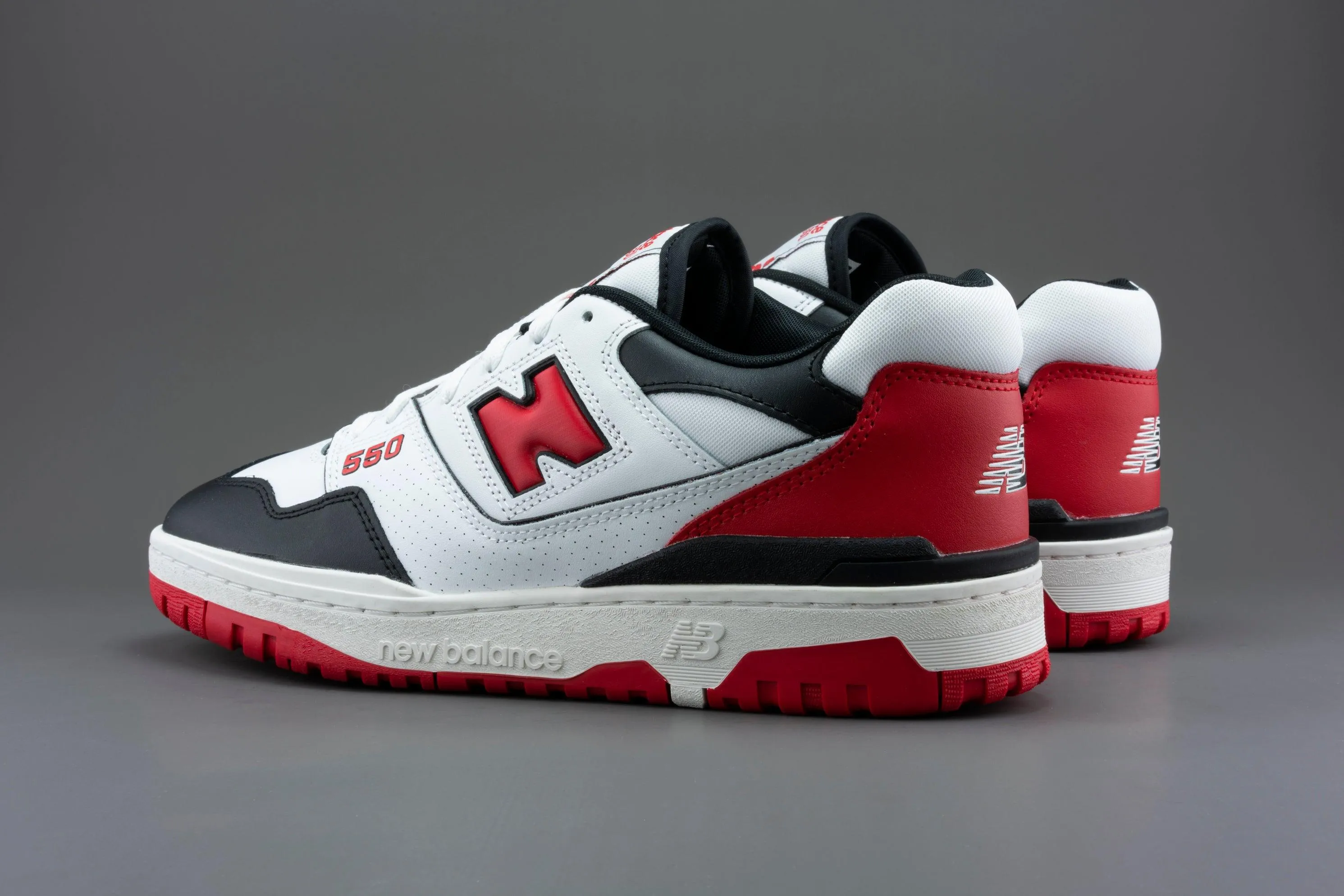 New Balance 550 White Red Black