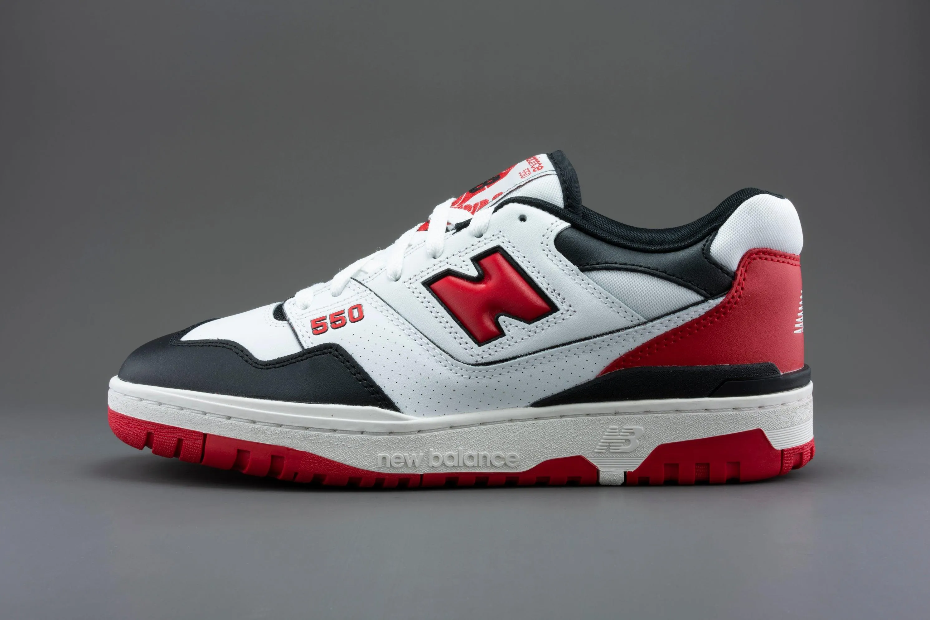 New Balance 550 White Red Black