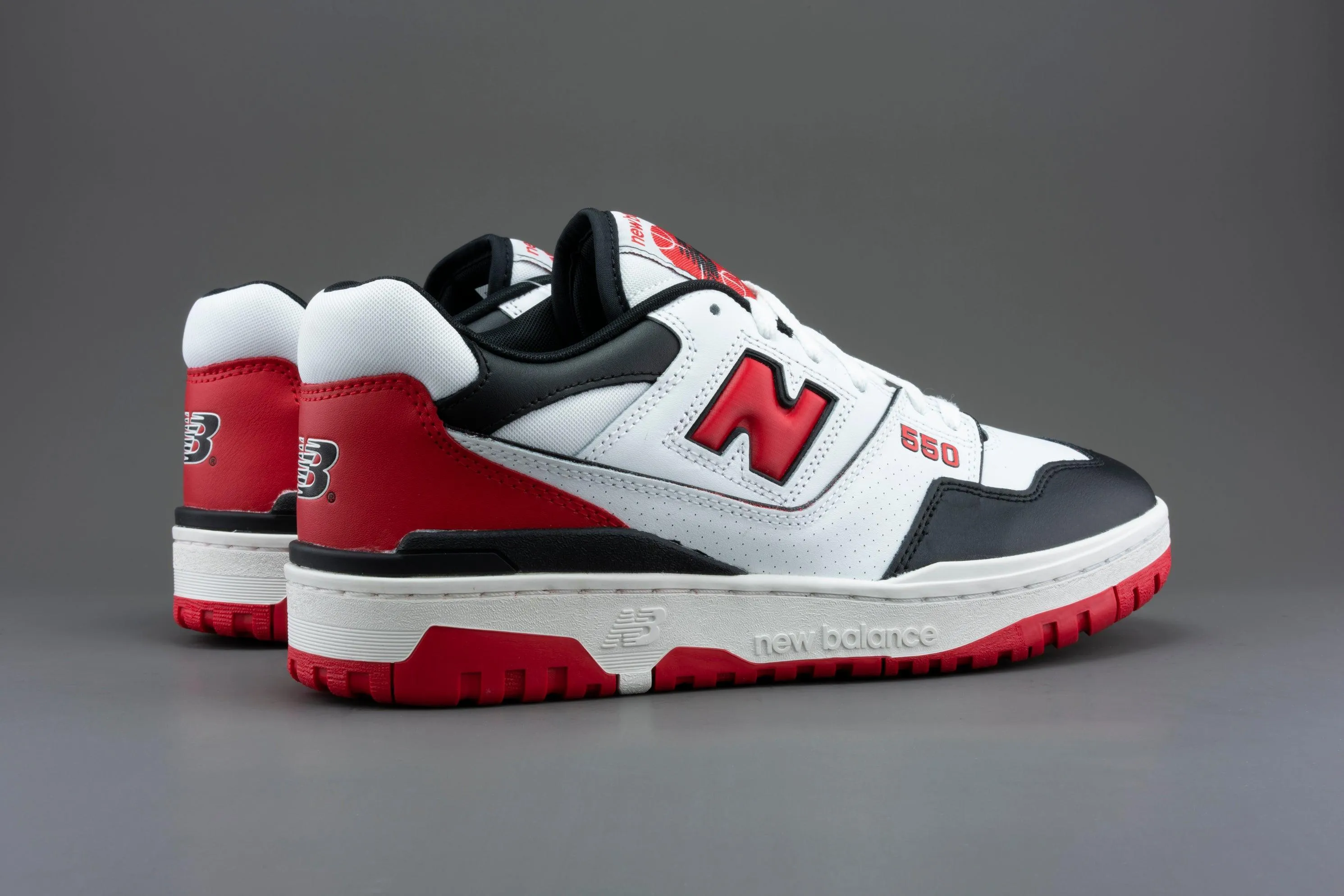 New Balance 550 White Red Black