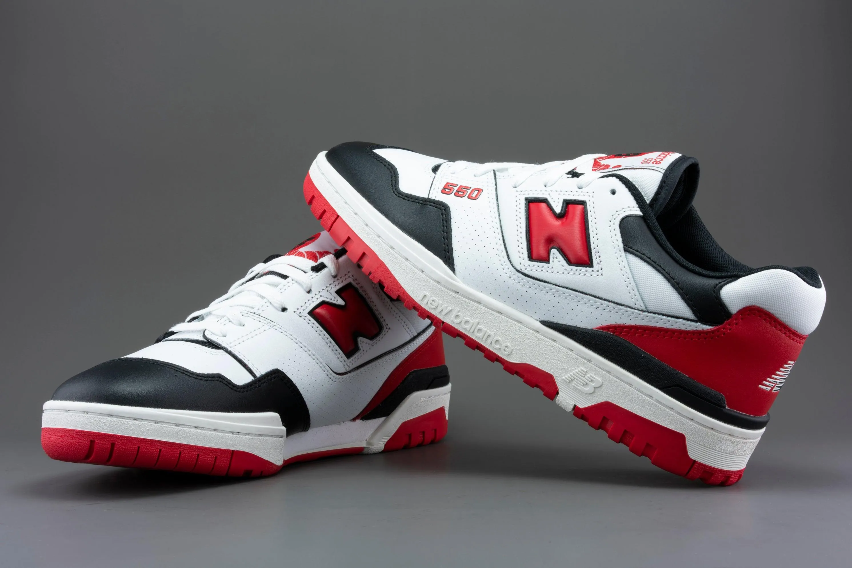 New Balance 550 White Red Black