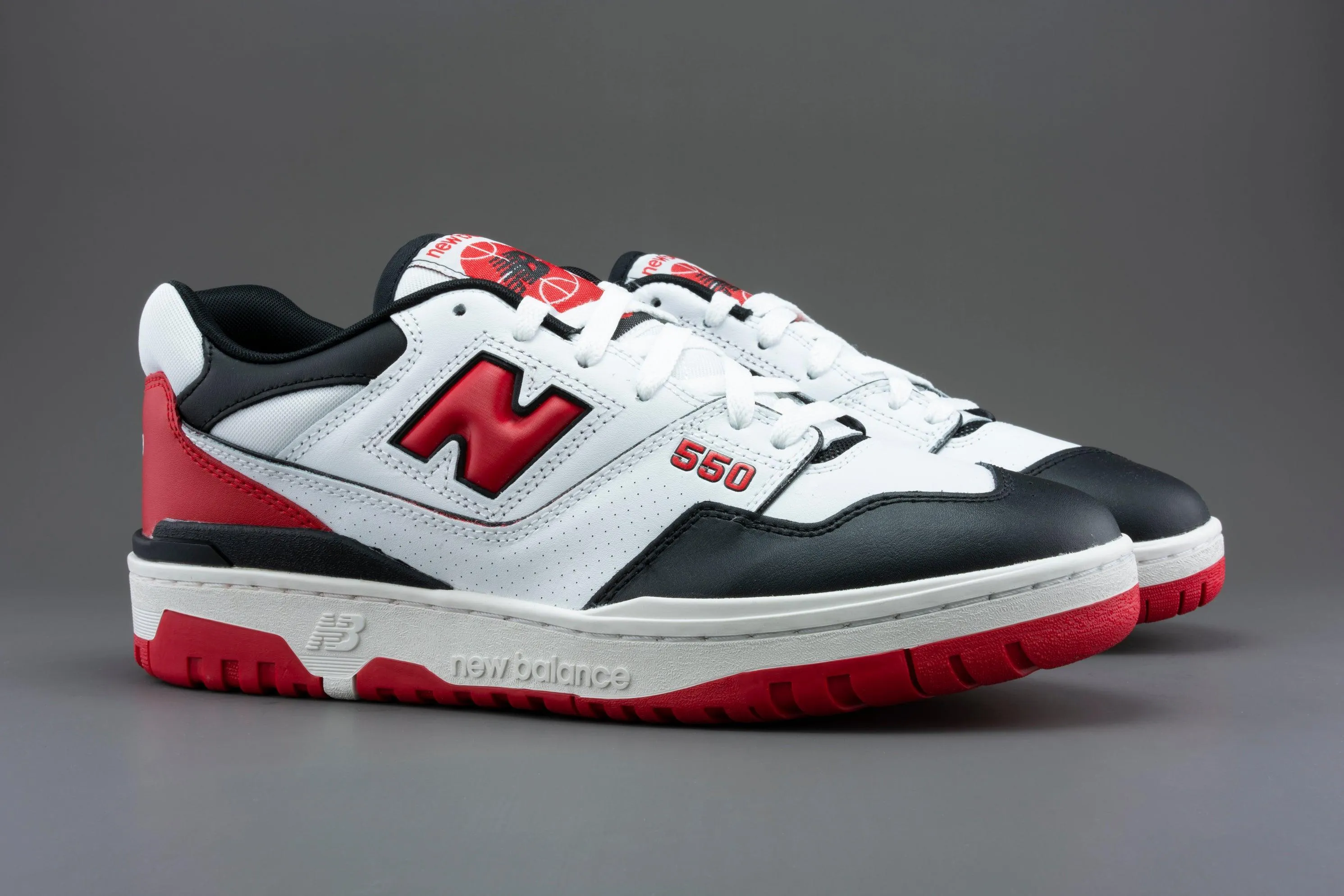 New Balance 550 White Red Black