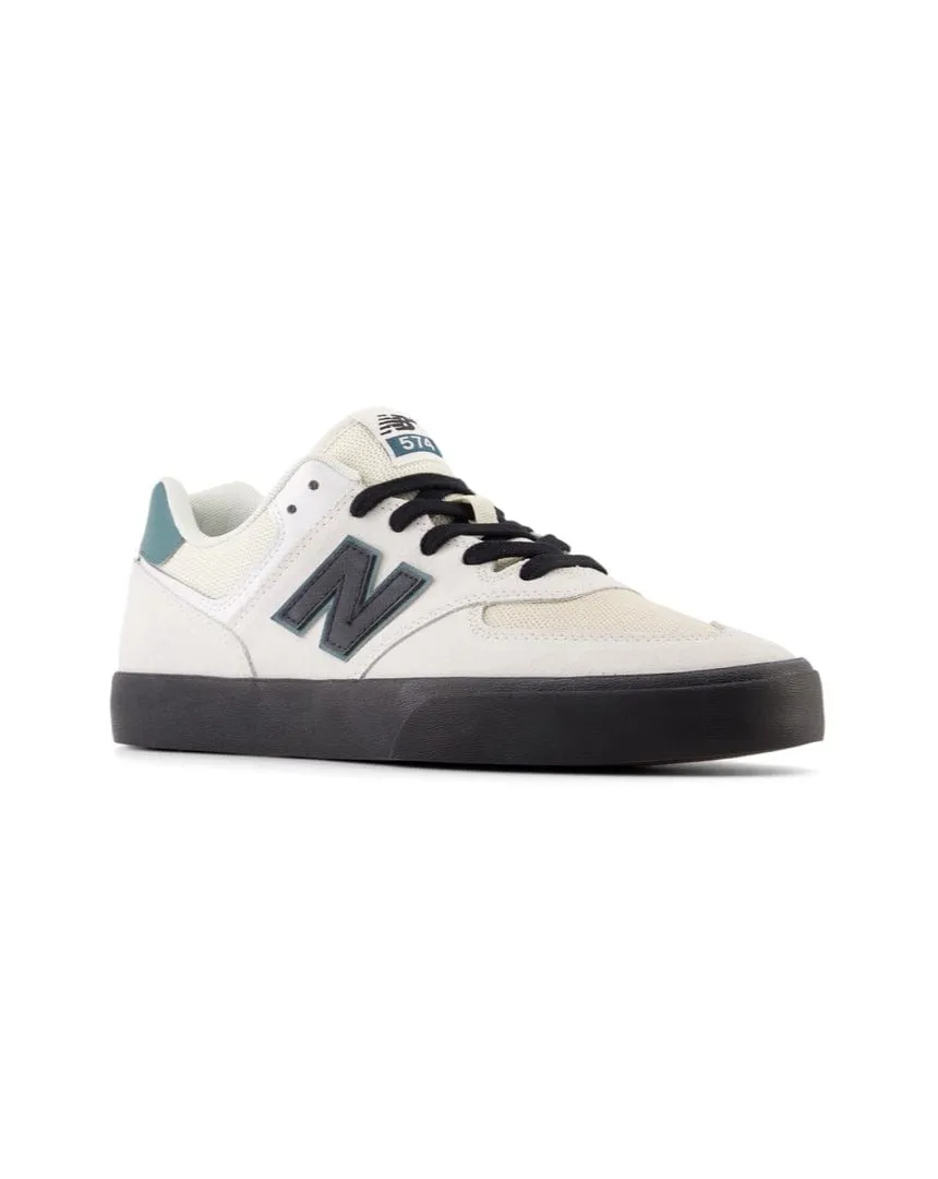 New Balance Numeric 574 Vulc - Sea Salt / Black