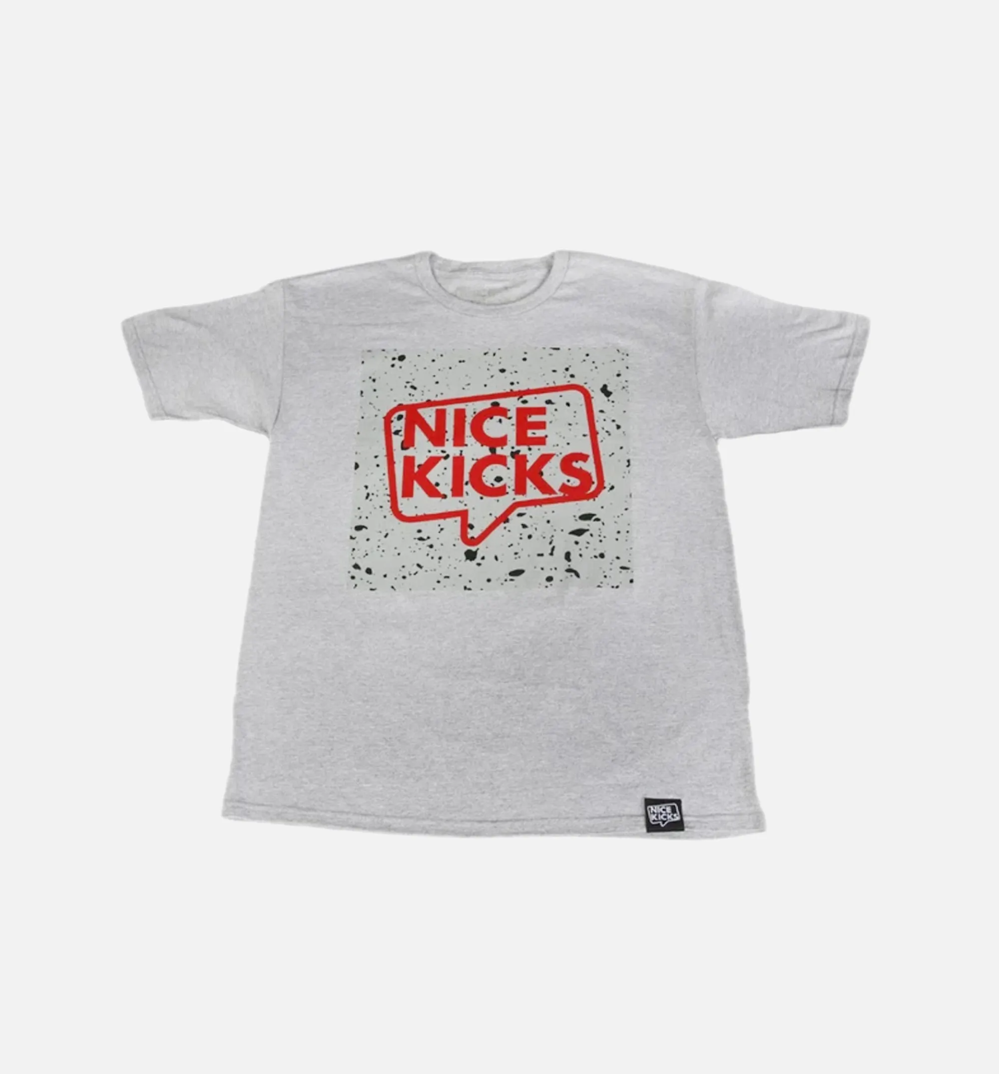 Nice Kicks Cement Tee - Grey/Red