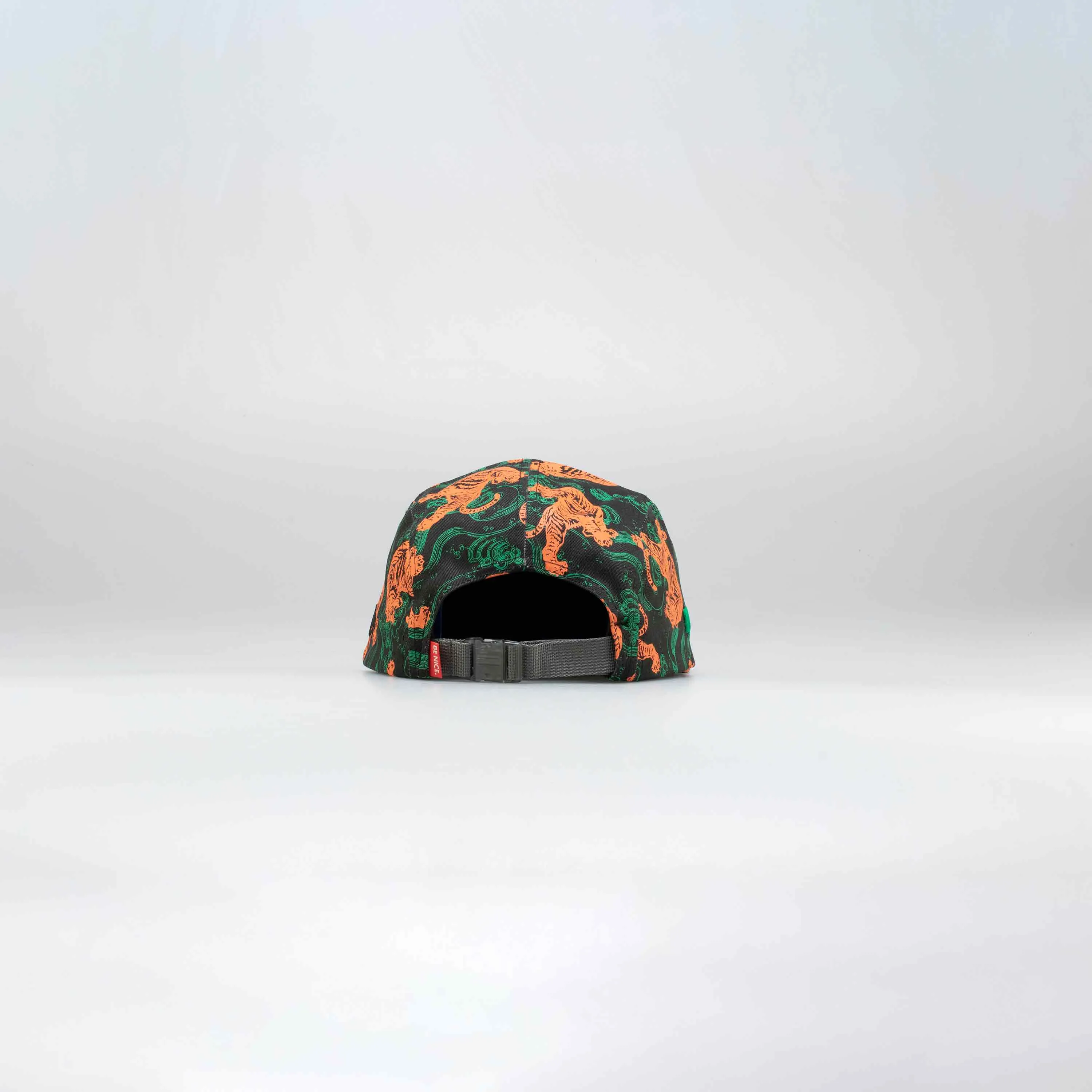 Nice Kicks Life Tiger Hat - Black/Orange/Green