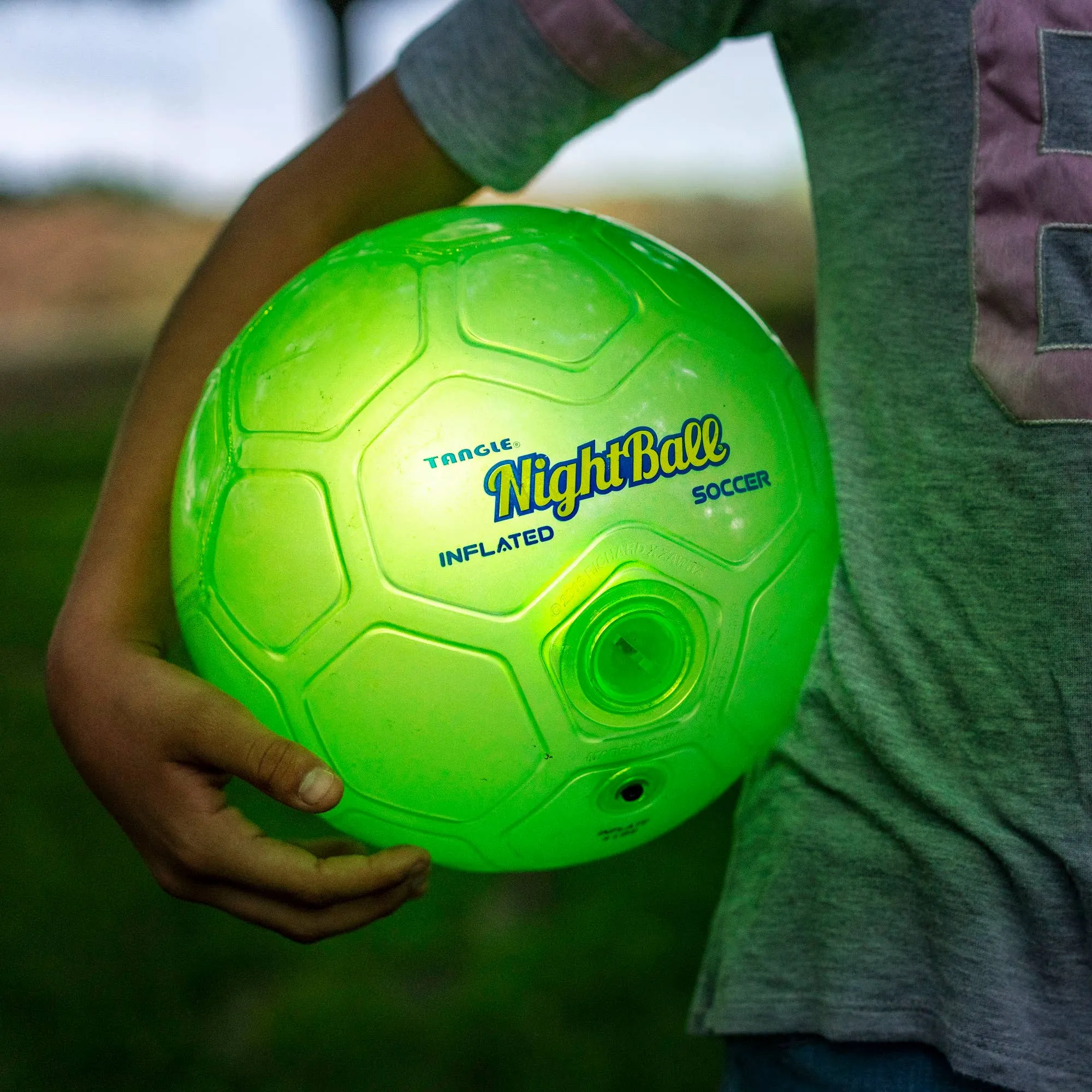 NightBall® Soccer Ball: Blue