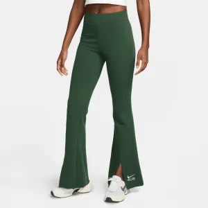 Nike Air Women's Fir Green High-Waisted Full-Length Split-Hem Leggings