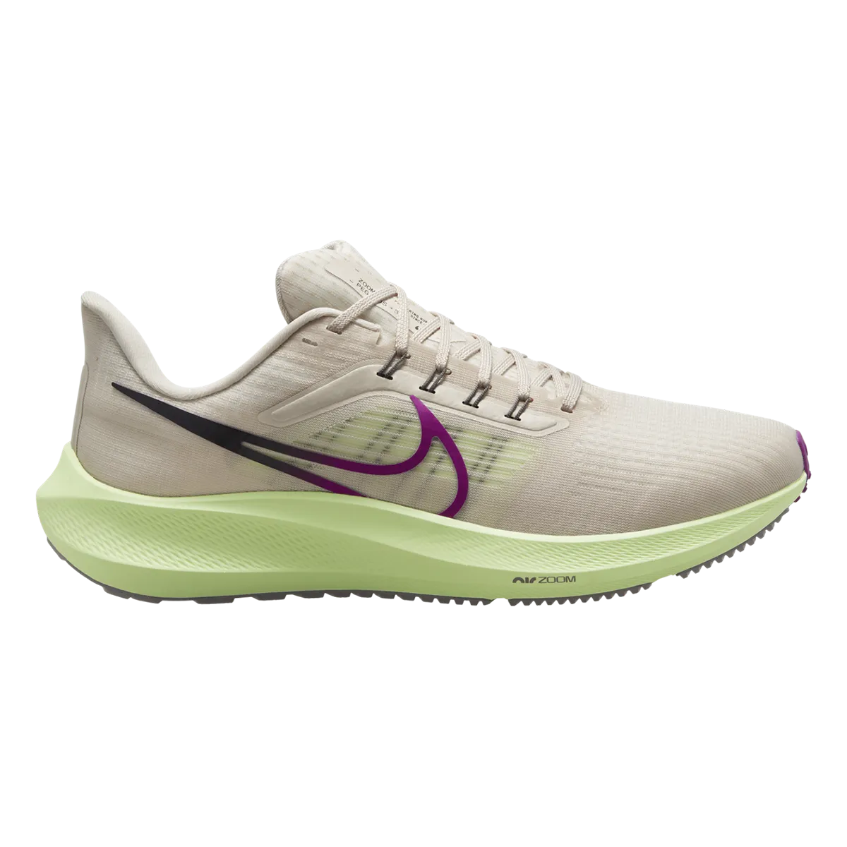 Nike Air Zoom Pegasus 39 - Light Orewood Brown - Red Plum - Sail - Barely Volt