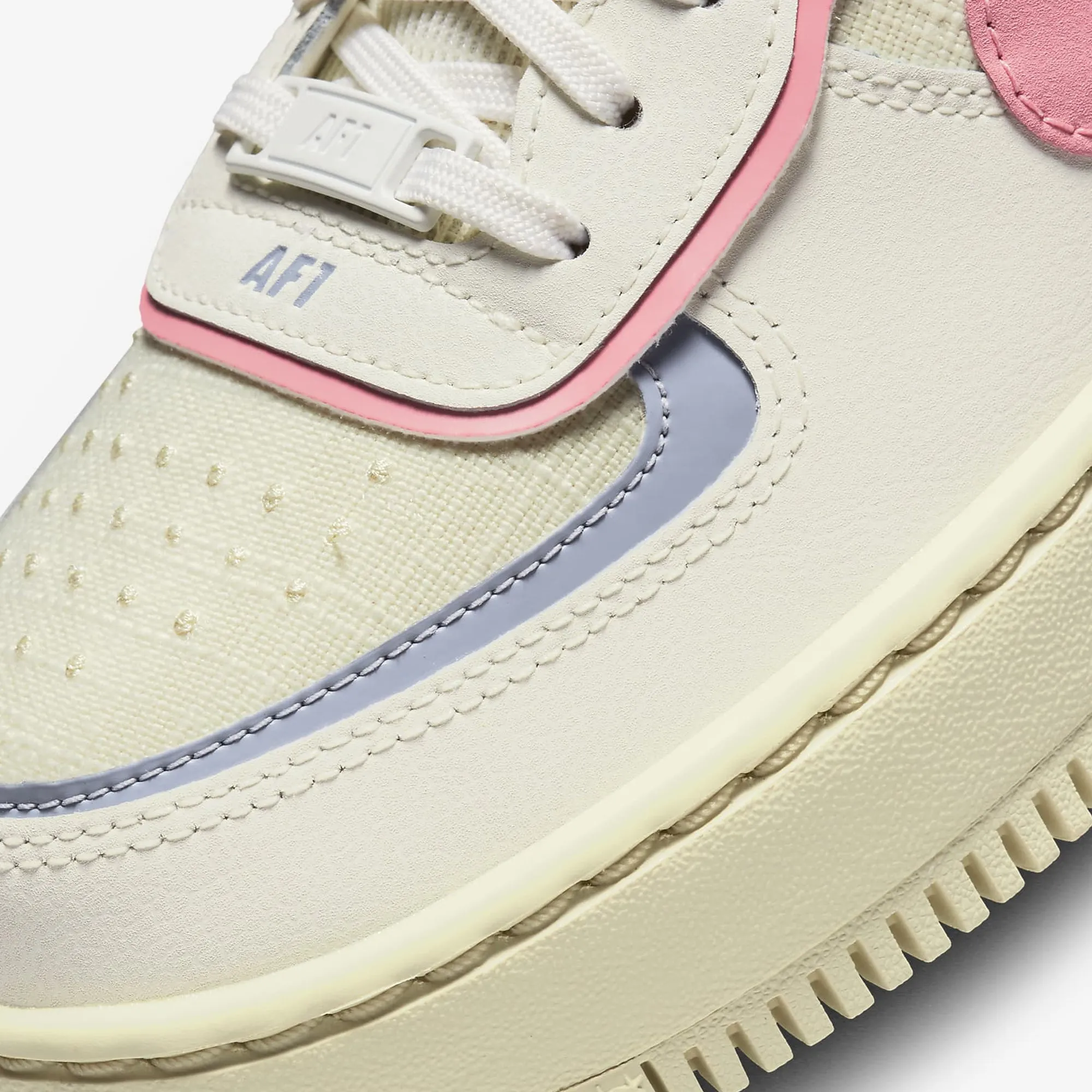 Nike | WMN'S AIR FORCE 1 SHADOW  { INDIGO HAZE/CORAL CHALK