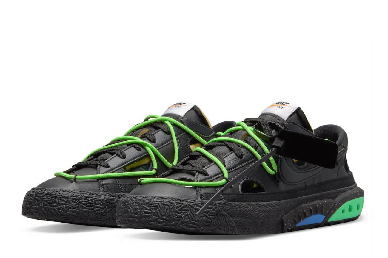 Nike x Off-White Blazer Low "Black/Electro Green"