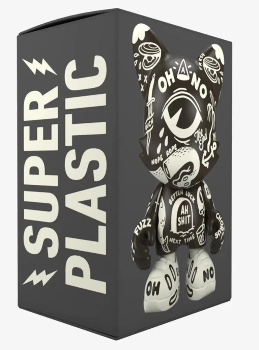 Oh-No BlackOut UberJanky Art Toy by McBess x SuperPlastic