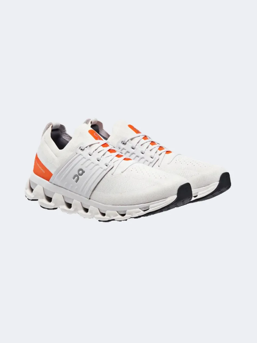 On Cloudswift 3 Men Running Shoes Ivory | Flame