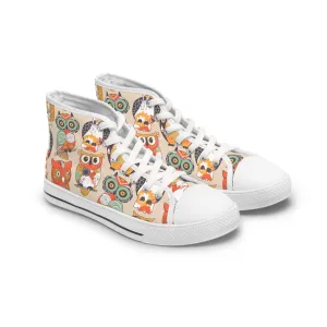 Owl Women's High Top Sneakers