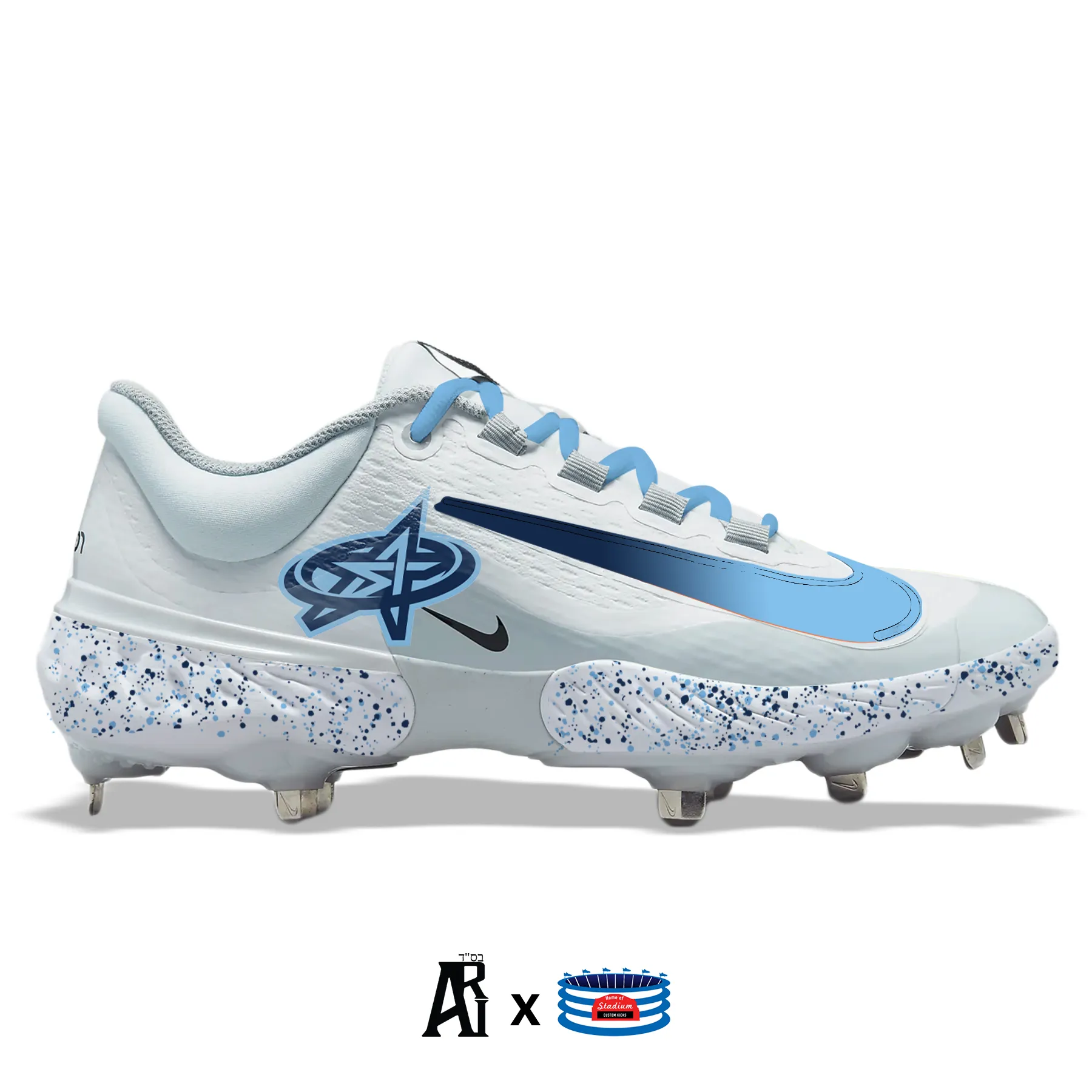 "Carolina Sports Academy" Nike Alpha Huarache Elite 4 Low Cleats