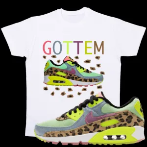 "Gottem" Cheetah T-shirt to Match Dancefloor Illusion Green's