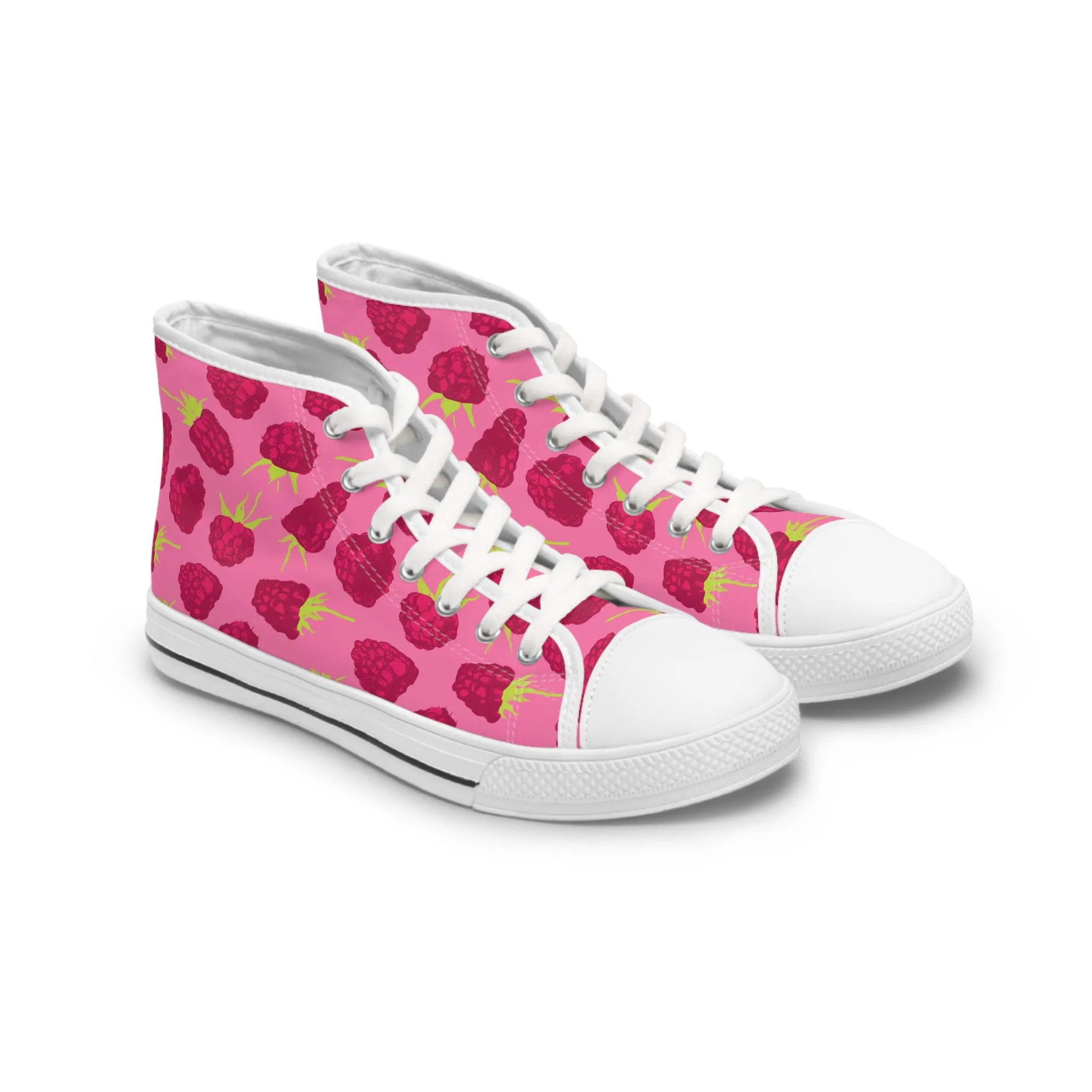 Raspberry Women's High Top Sneakers