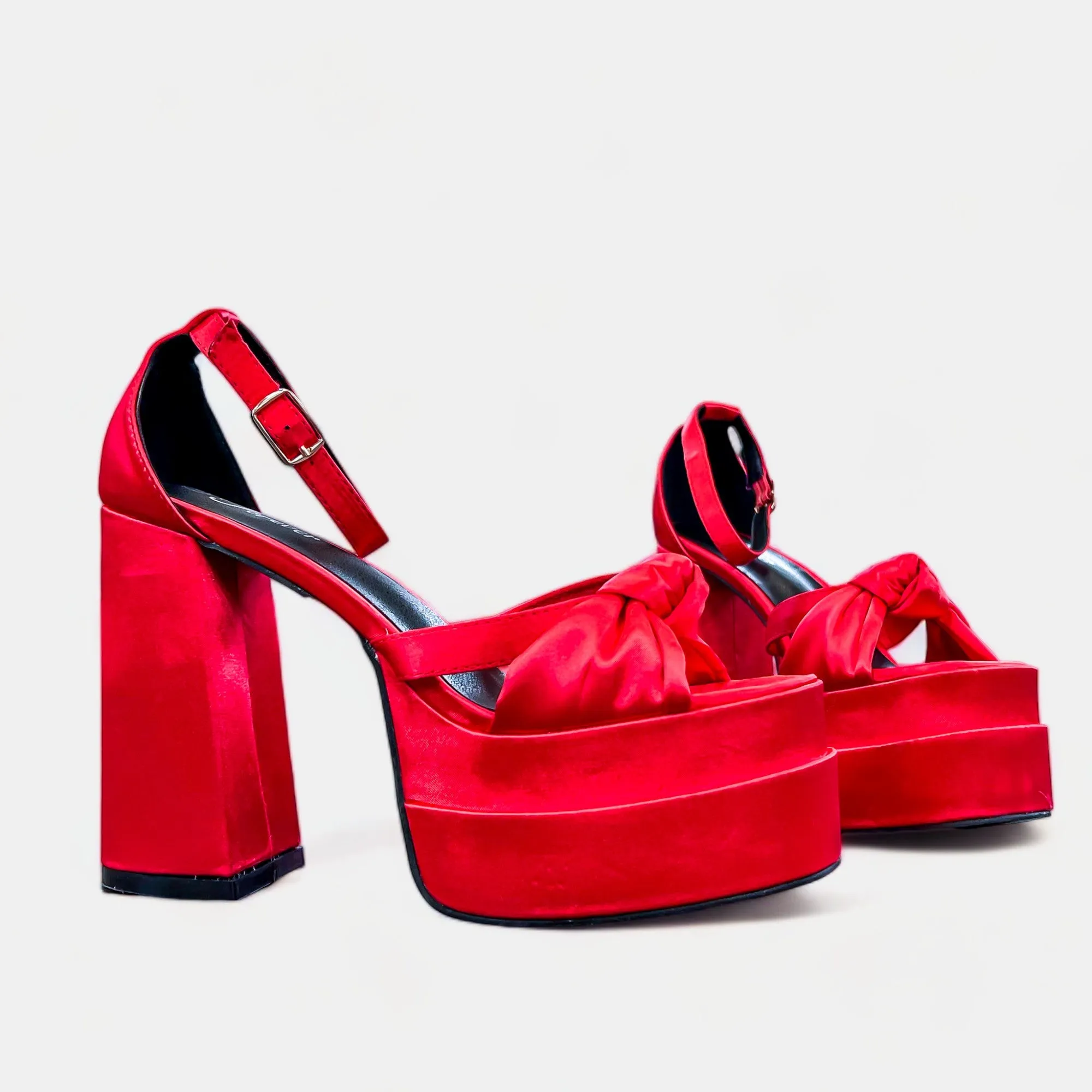 Red Knot Platform Heels