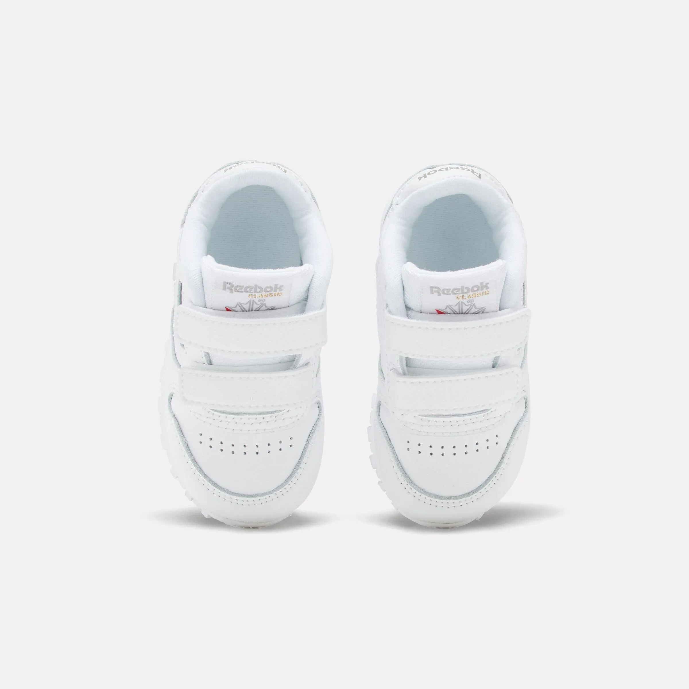 Reebok Footwear Kids Classic Leather Shoes - Toddler WHITE/CARBON/VECBLU