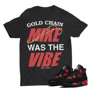 Retro 4 Red Thunder Mike Shirt