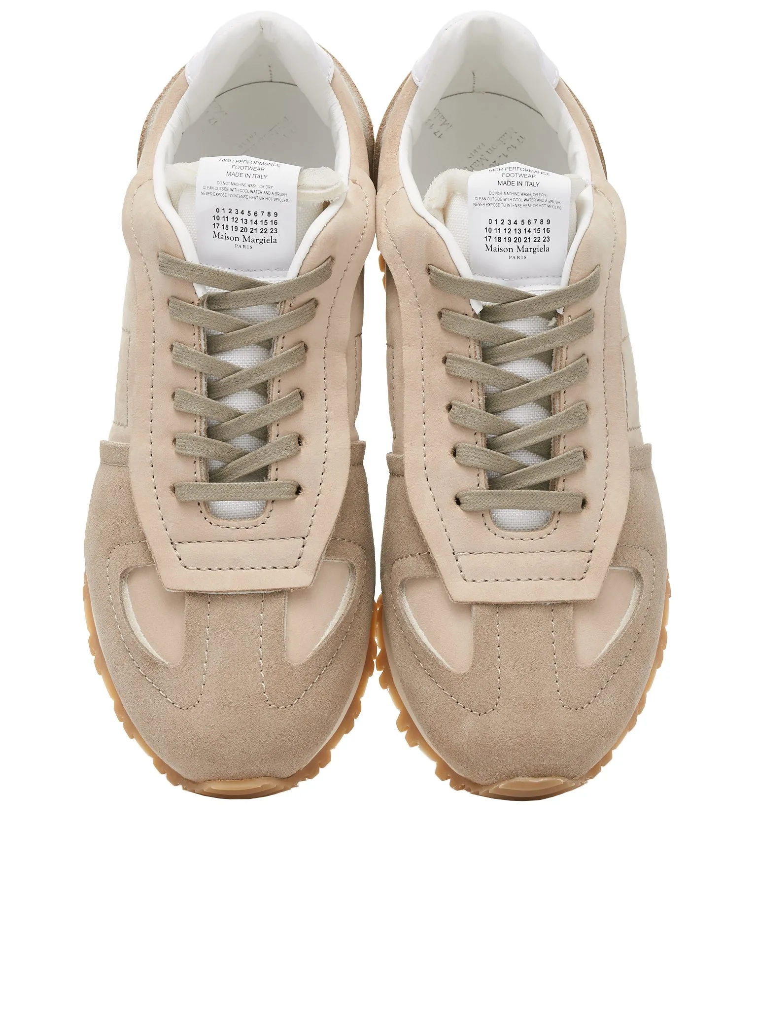 Retro Runner Sneakers (S58WS0186-P3976-BEIGE-GREY)