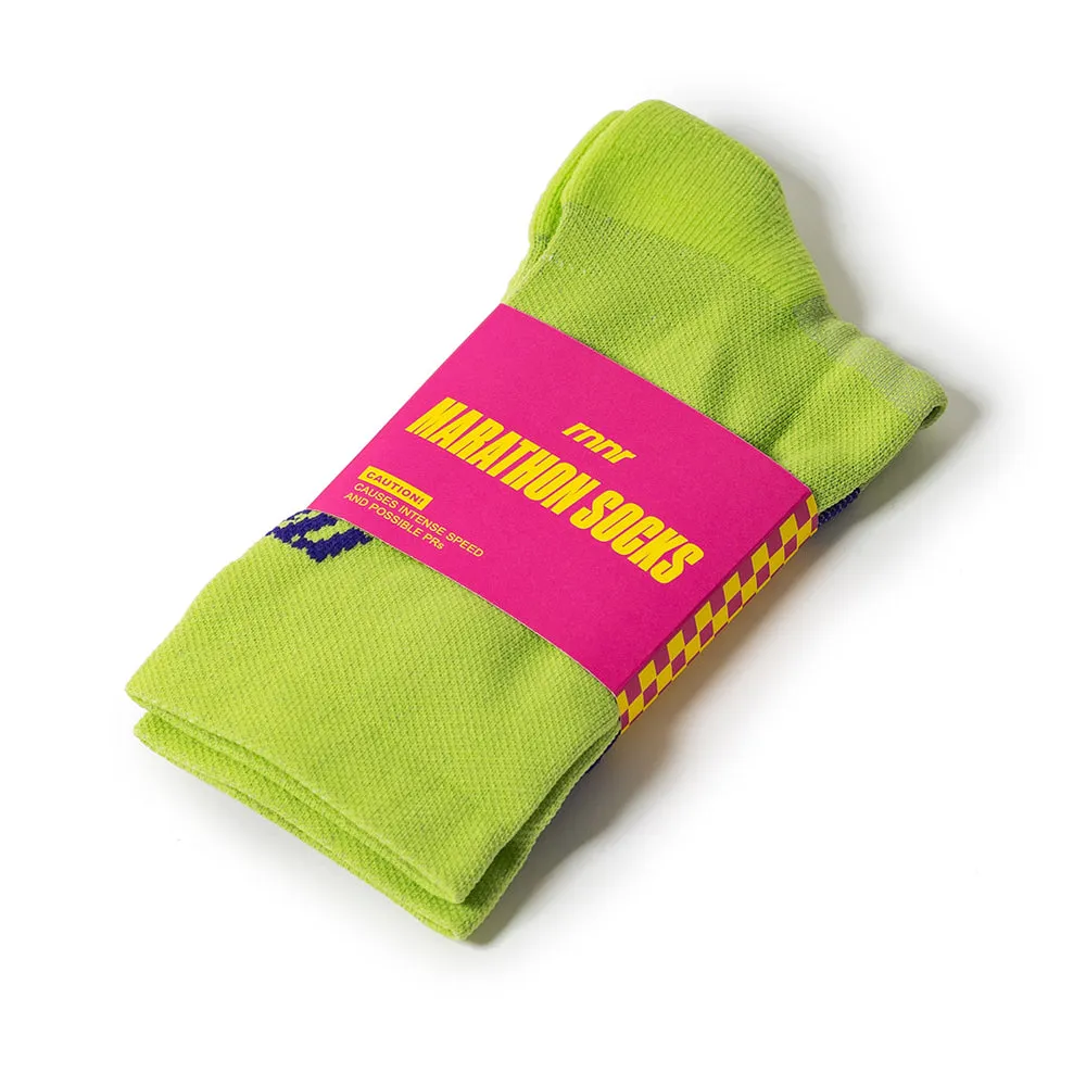 Rnnr  Marathon Sock - Freshman Green