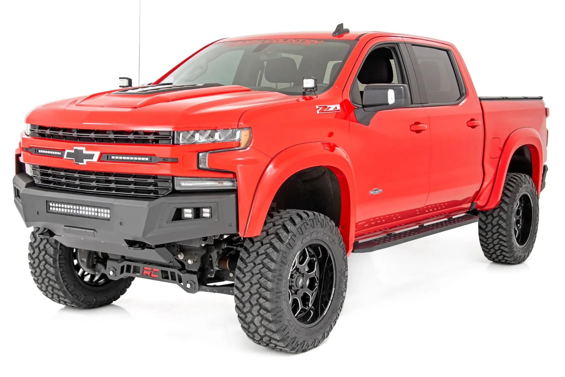 RPT2 Running Boards | Crew Cab | Black | Chevrolet Silverado/GMC Sierra 1500/2500HD | 2019-2022