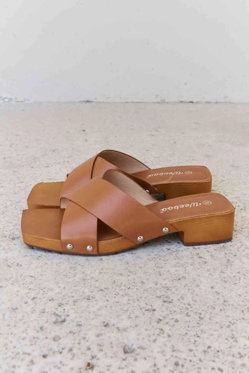 Sand Clogs Vegan Leather Womens Sandals