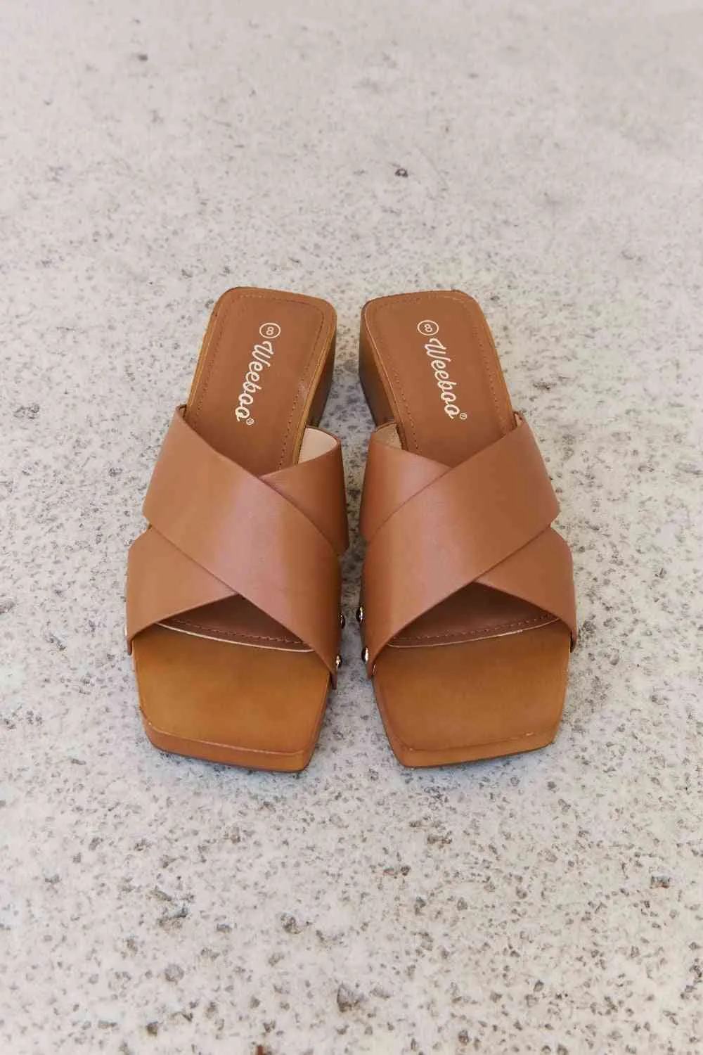 Sand Clogs Vegan Leather Womens Sandals