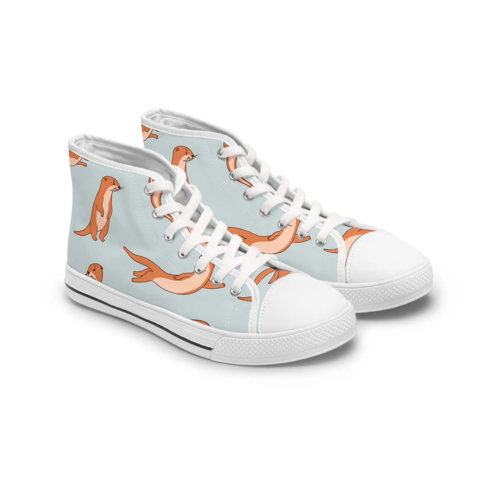 Sea Otters Women's High Top Sneakers