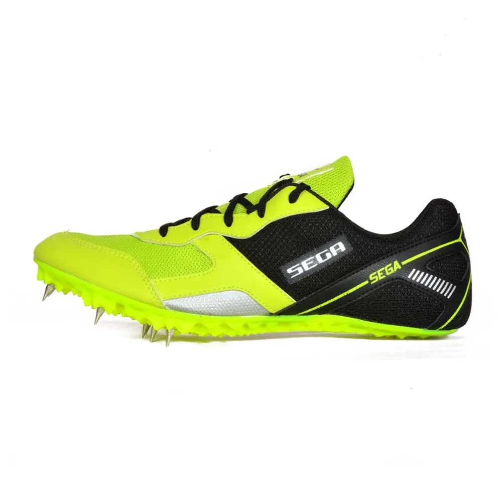 Sega Flower Spikes Running Athletic Shoes for Men (Green)