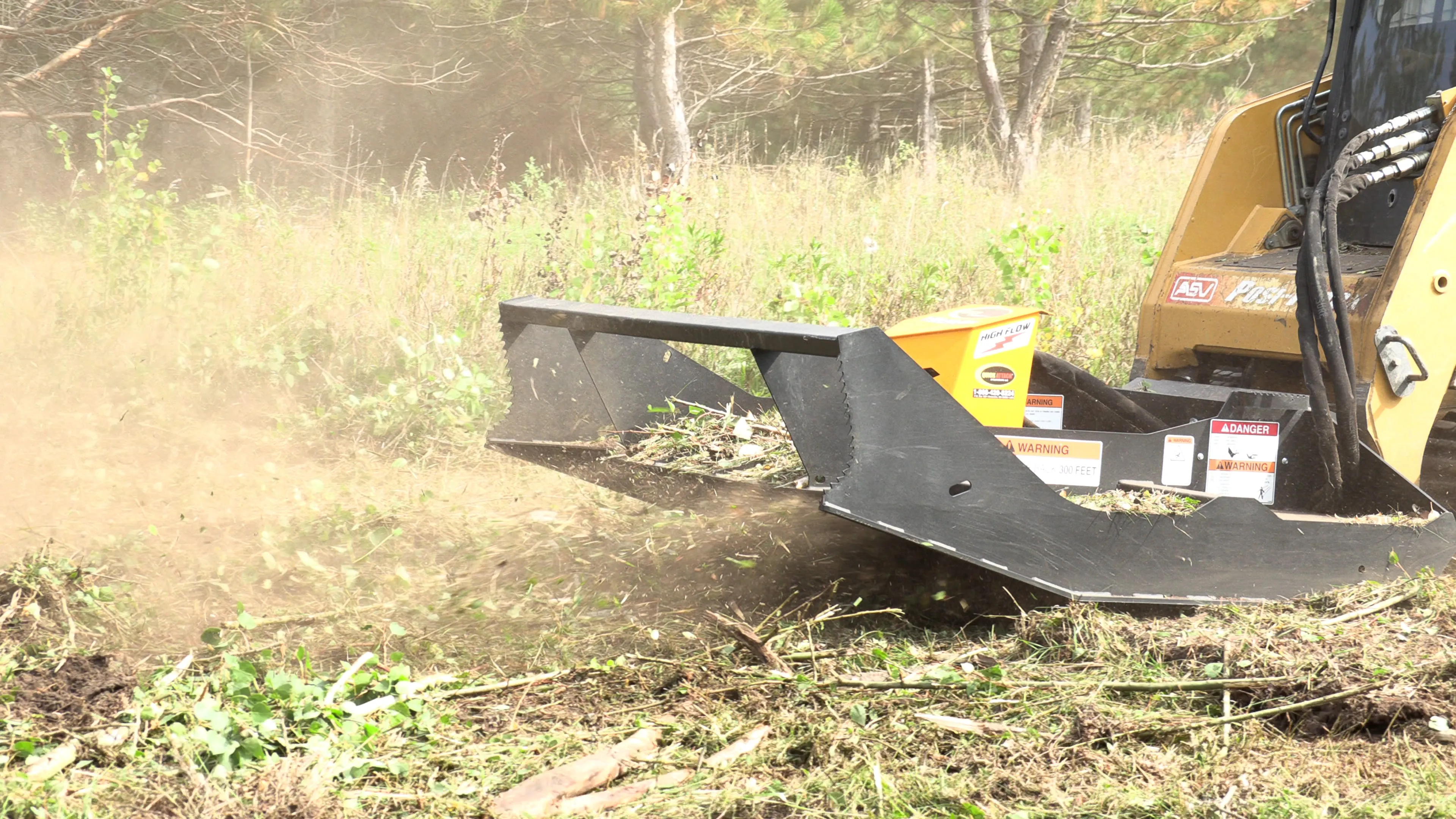 Skid Steer Brush Cutter | The Mega Mower X