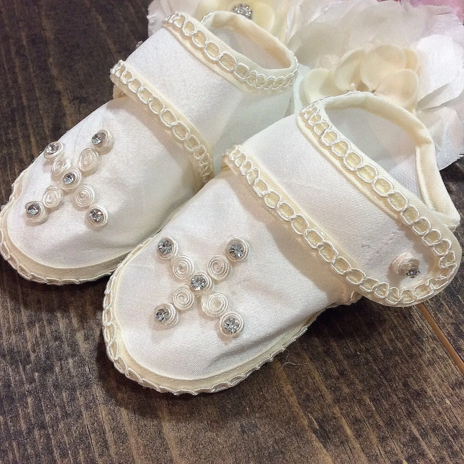 soft sole Baby boy baptism shoes ivory (Ethan), christening shoes, baby boy christening shoes, baptism outfit, zapatos bautizo