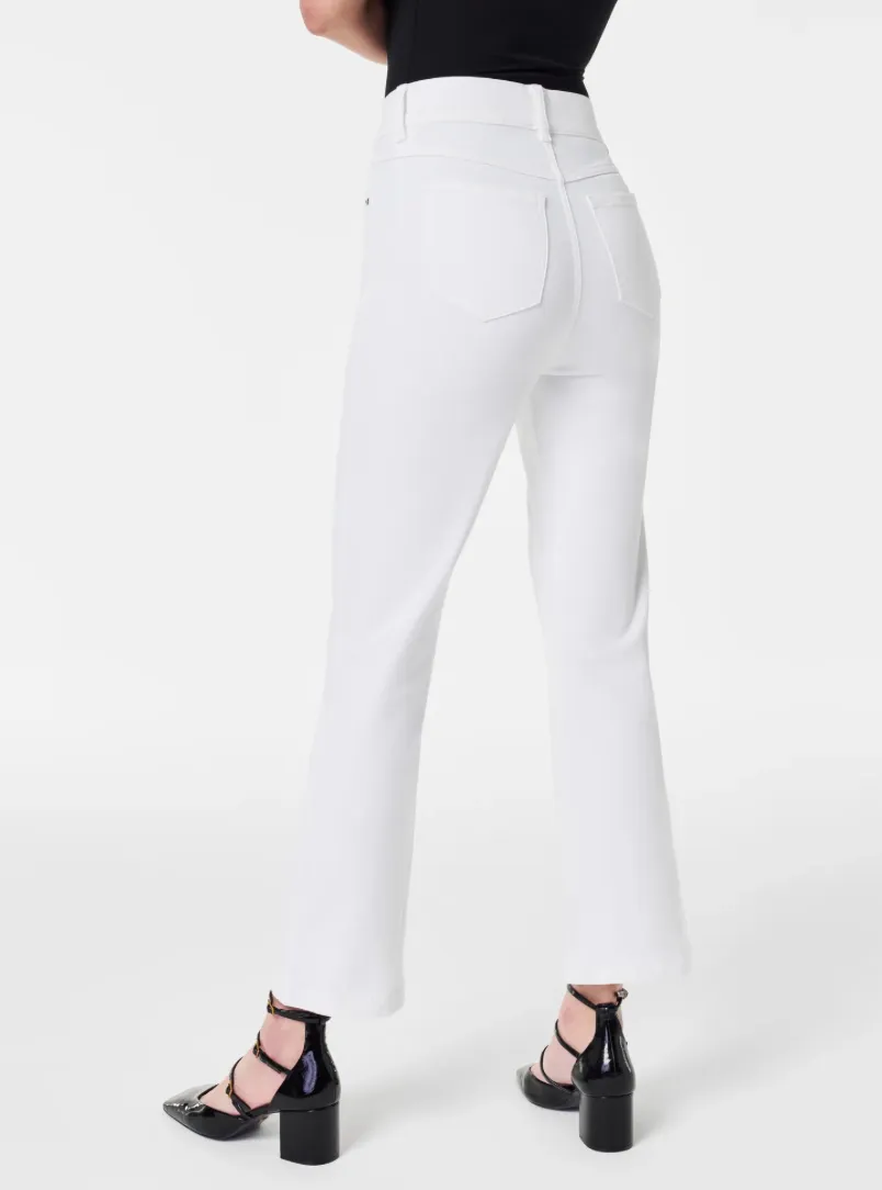 Spanx Kick Flare Jean White