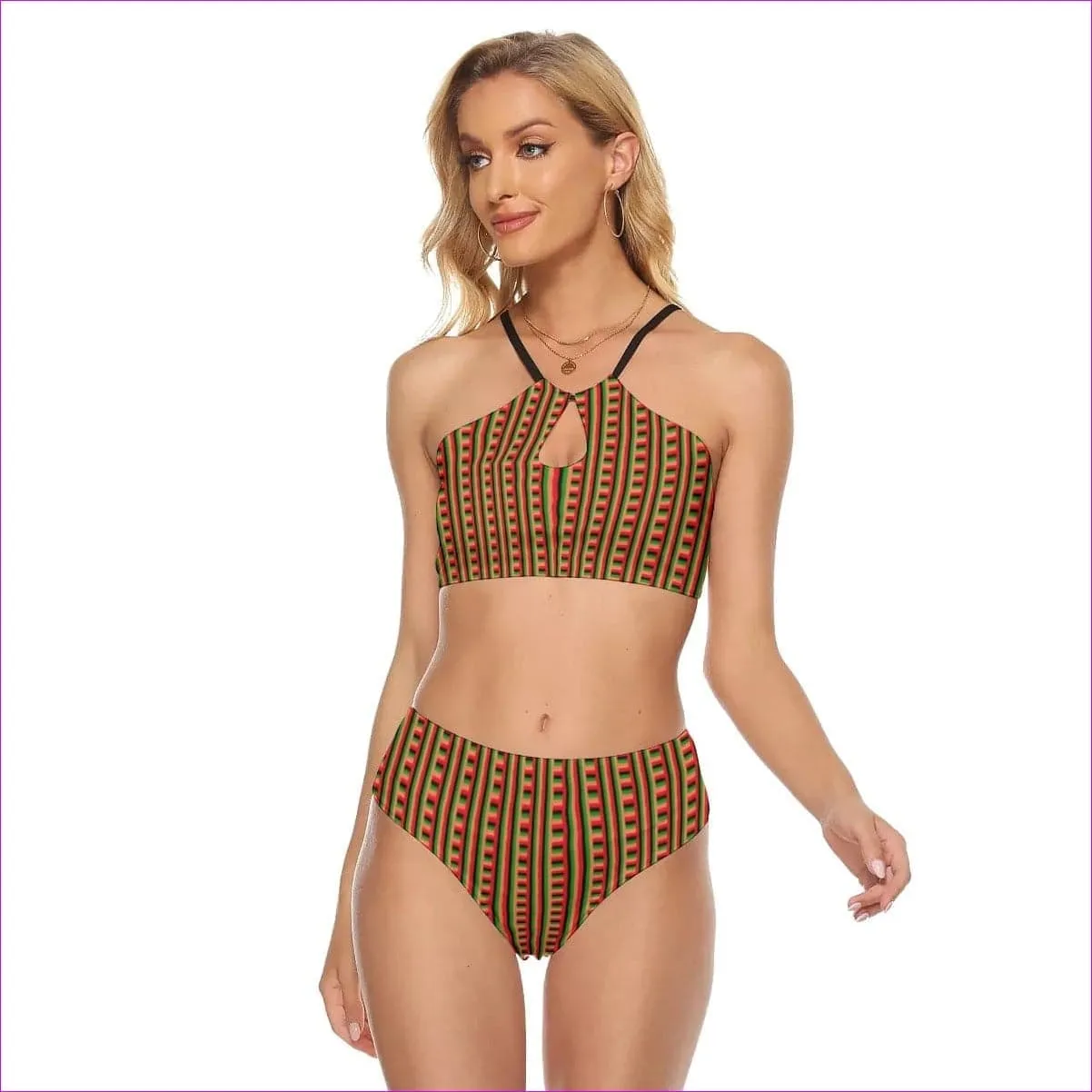 Striped Galore Women's Cami Swimsuit