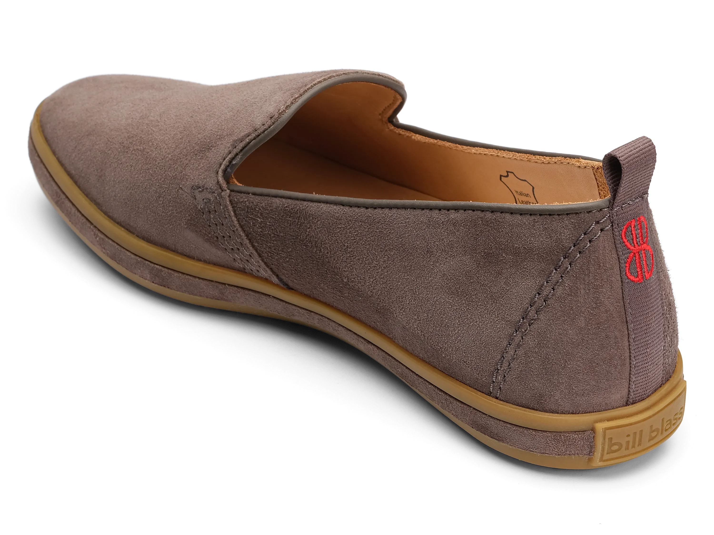 Sutton Suede Slip On - Cement